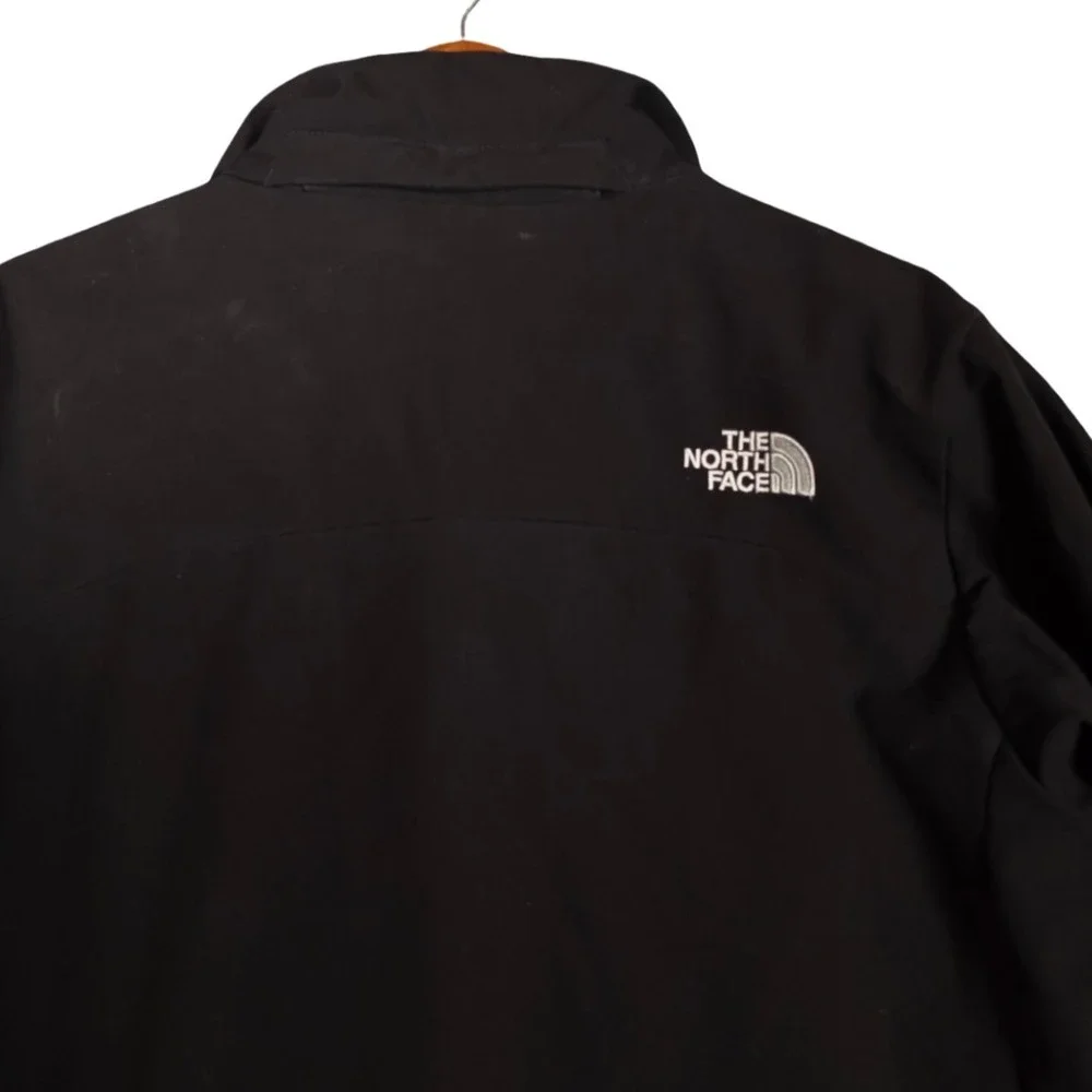 The North Face Primaloft‎ Insulated Black Softshell Hybrid Jacket Mens M Medium
